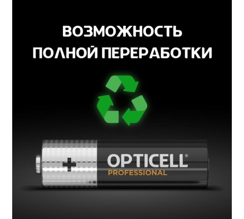 Элемент питания алкалиновый AA/LR6 (блист. 6шт) Professional Opticell 5052003 Элемент питания алкалиновый AA/LR6 (блист. 6шт) Professional Opticell 5052003