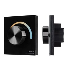 Панель SMART-P2-MIX-G-IN Black (3В Rotary 2.4G) (IP20 пластик) Arlight 033755